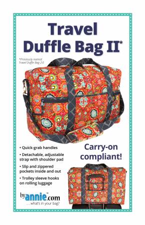 Travel Duffle Bag 2.0 - By Annie