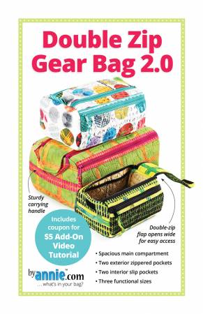 Double Zip Gear Bags 2.0 - By Annie