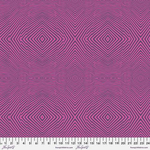 Moon Garden Lazy Stripe Dusk - Tula Pink - PER QUARTER METRE