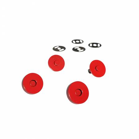 Red Magnetic Snaps