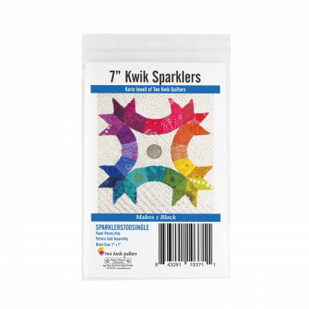 Paper Piece Pack 7in Sparklers Single Block