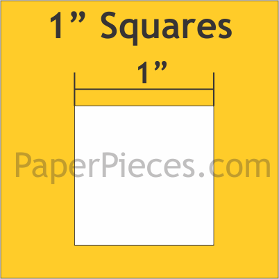 1&quot; Squares - Paper Pieces