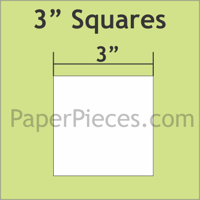 3&quot; Squares - Paper Pieces