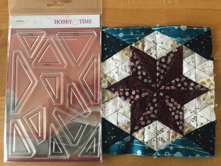 Half Six Point Star Quilt Stamps
