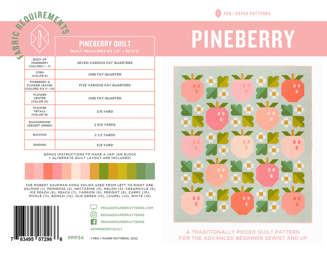 Pineberry Printed Pattern