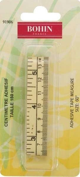 Bohin Adhesive Tape Measure 150cm (60&quot;)