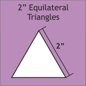 2&quot; Equilateral Triangles - Paper Pieces