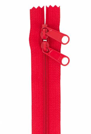 Handbag Zipper 40in Hot Red