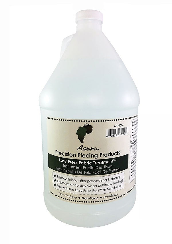 Acorn Precision Piecing Products Easy Press Fabric Treatment, 1gal (3.7L)