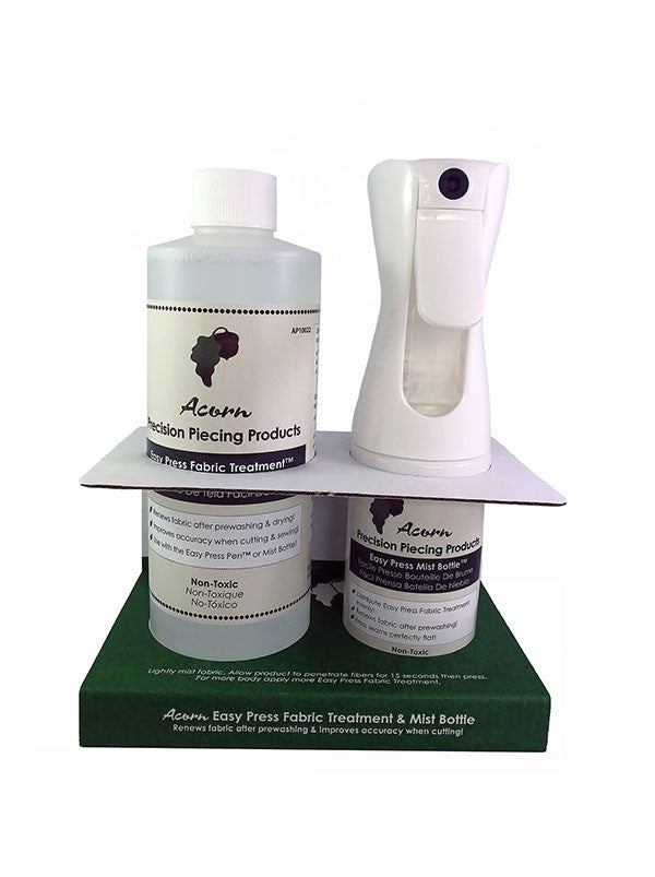Acorn Precision Piecing Products Easy Press Combi with 16oz. Easy Press Fabric Treatment &amp; Mist Bottle