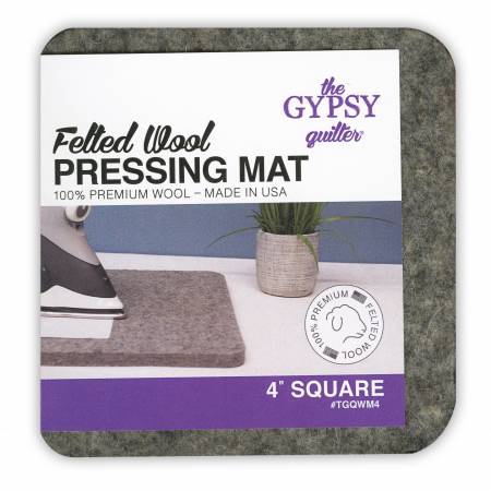 Felted Wool Pressing Mat 4&quot; x 4&quot;