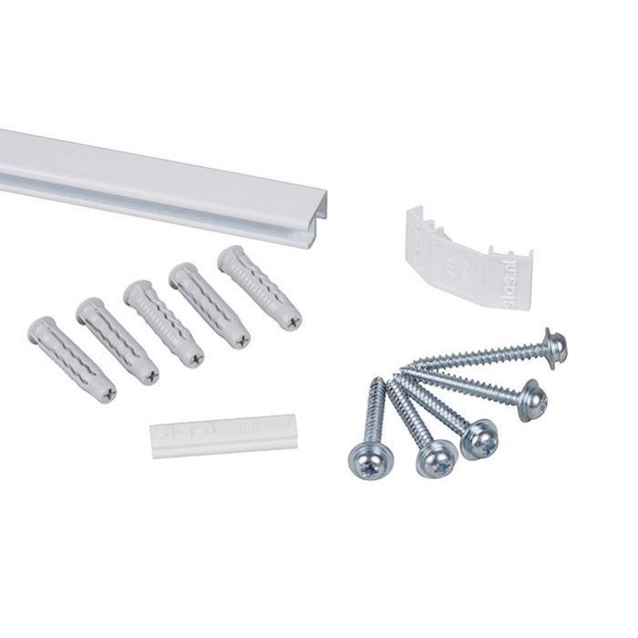STAS minirail quilt hanging system package - 59&quot; White