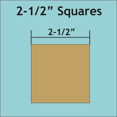 2-1/2&quot; Squares - Paper Pieces