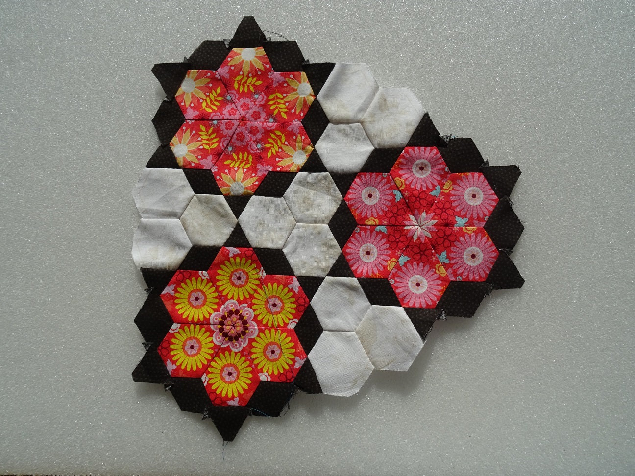 Hexagons in 3 Sizes Quilt Stamps