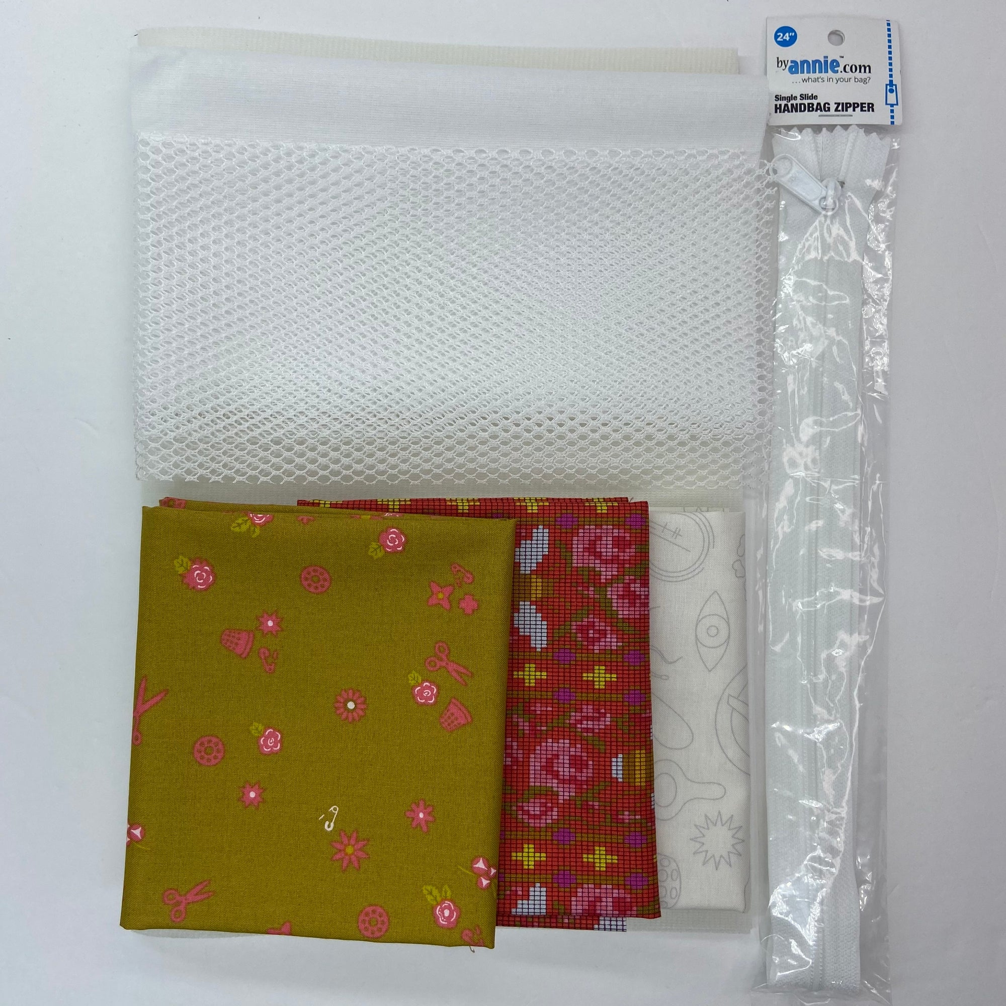 Piecekeeper Project Bag Kit Alison Glass Fabric &amp; Pattern*