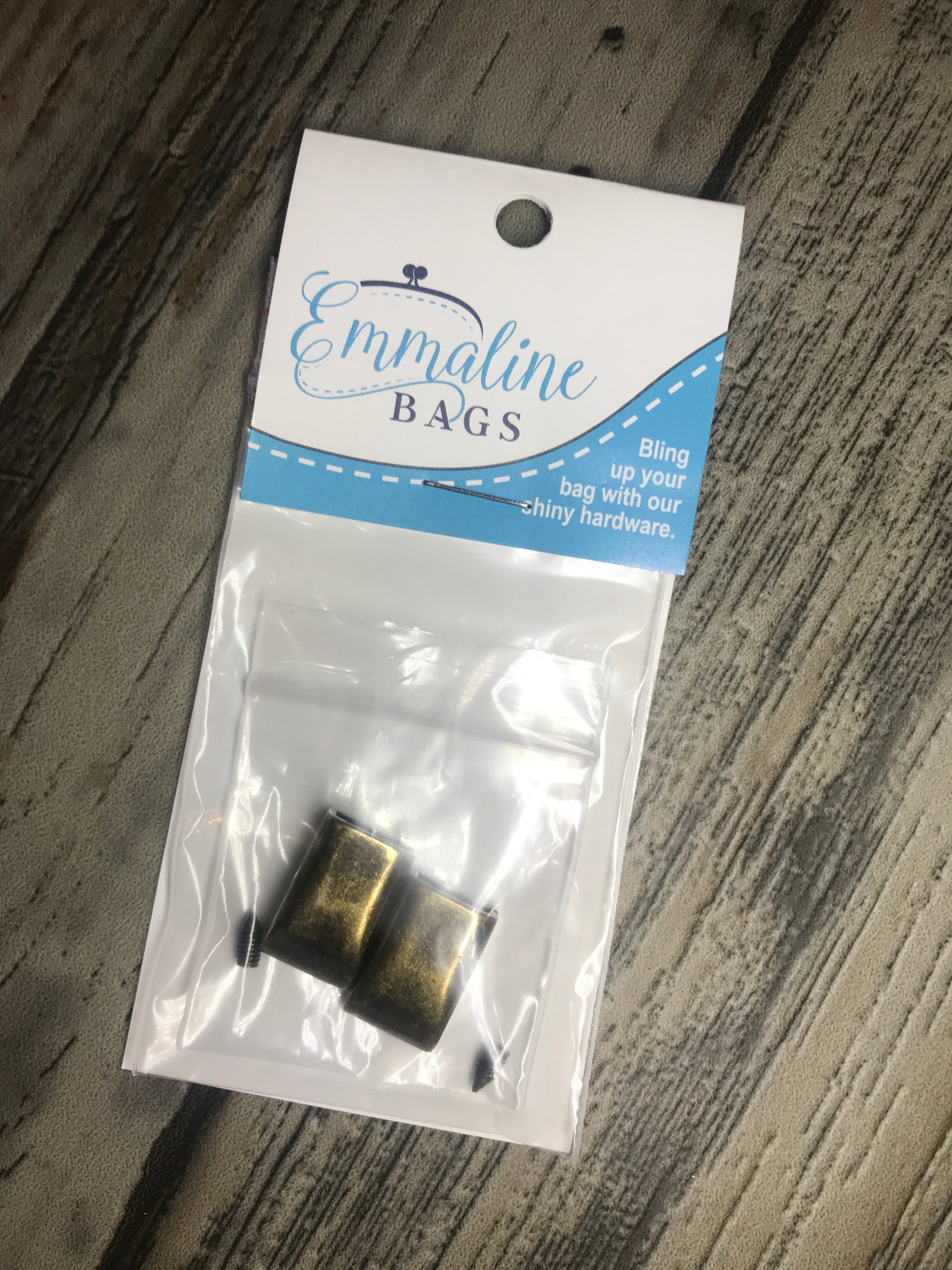 Zipper Ends or Cord Ends Antique Brass - 2 Pack