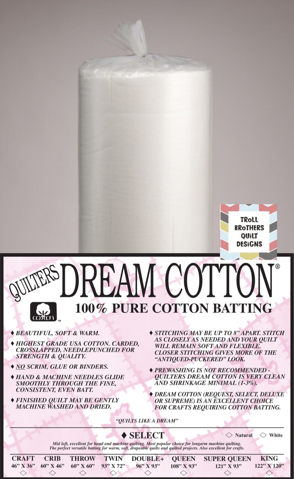 Quilters Dream Deluxe Cotton - 121 Quilters Dream Deluxe Cotton - 121