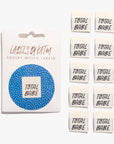 'Total Babe' Labels Labels - 10 labels per pack.