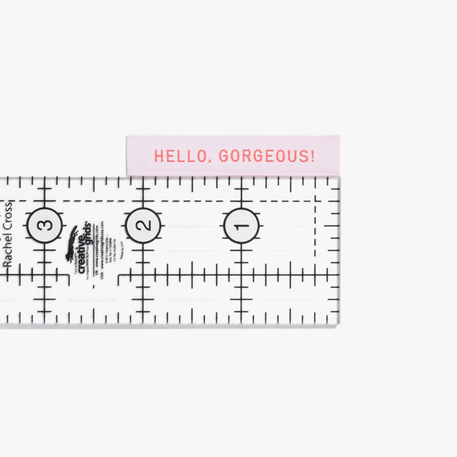 &#39;Hello Gorgeous&#39; Woven Labels - 10 labels per pack
