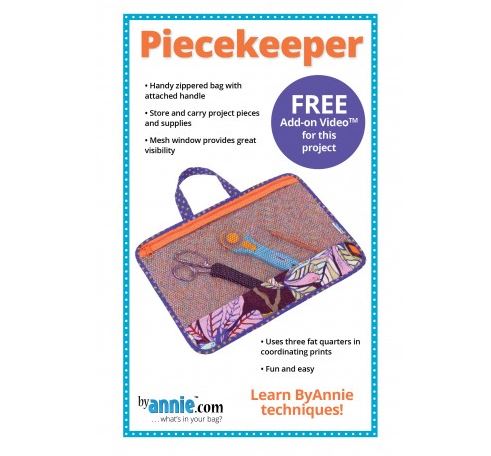 Piecekeeper Project Bag Kit Alison Glass Fabric &amp; Pattern*