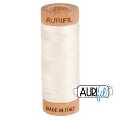Aurifil 80 wt Cotton 2026 Chalk