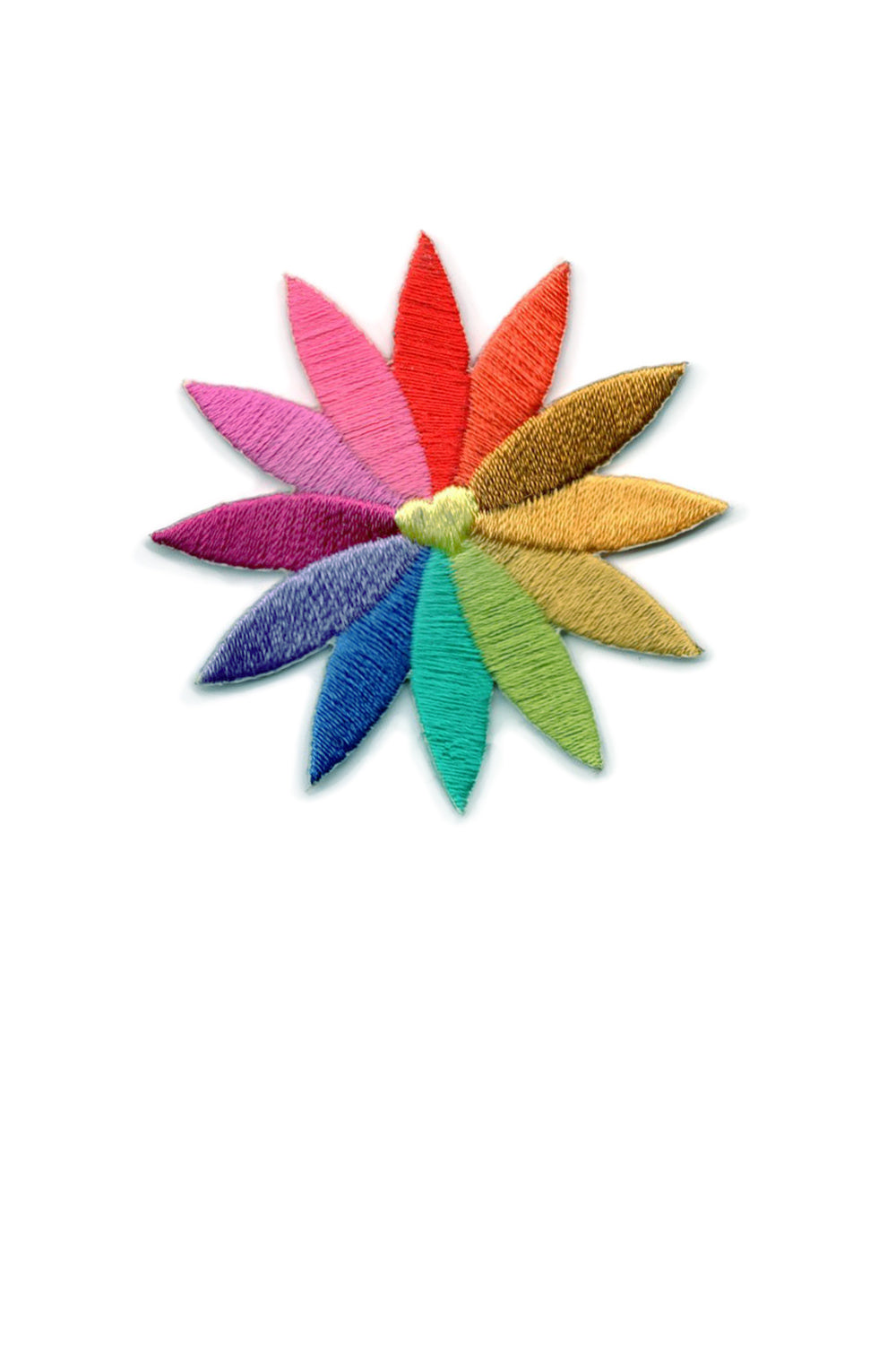 Rainbow Flower Patch - Iron On