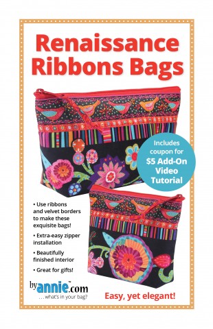 Renaissance Ribbons Bags - By Annie