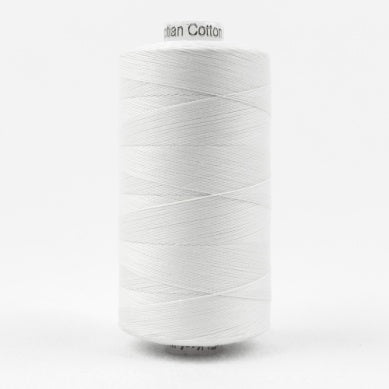 Konfetti 50wt Egyptian Cotton Thread 1000m - White
