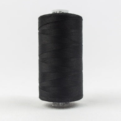 Konfetti 50wt Egyptian Cotton Thread 1000m - Black