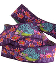 Who's Your Dandy Purple 7/8"- Glimmer Tula Pink Tiny Beasts - PRICE PER QUARTER METRE
