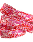 Out Foxed Pink 7/8"- Glimmer Tula Pink Tiny Beasts - PRICE PER QUARTER METRE
