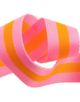 Orange Fizz - 1.5" - Tula Pink Webbing - PER QUARTER METRE