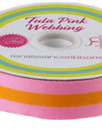 Orange Fizz - 1.5" - Tula Pink Webbing - PER QUARTER METRE